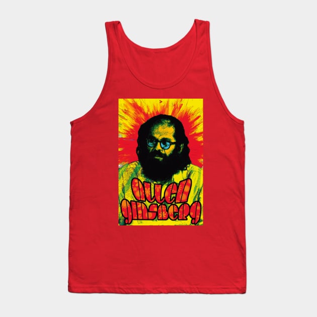 Allen Ginsberg - Howl of the Beat Generation Tank Top by Exile Kings 